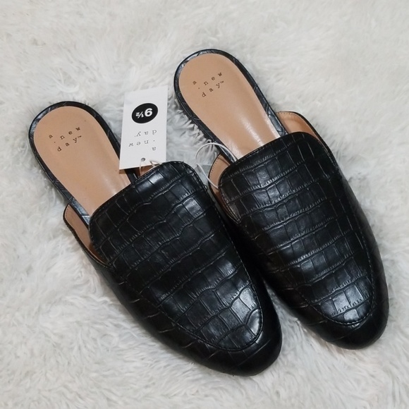 a new day black mules